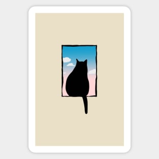 Cat view Sticker